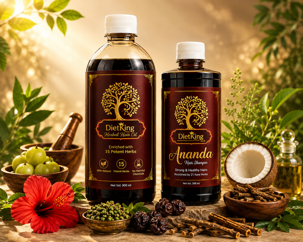 3-Month Combo (900ml Hair Oil + 500ml Shampoo)
