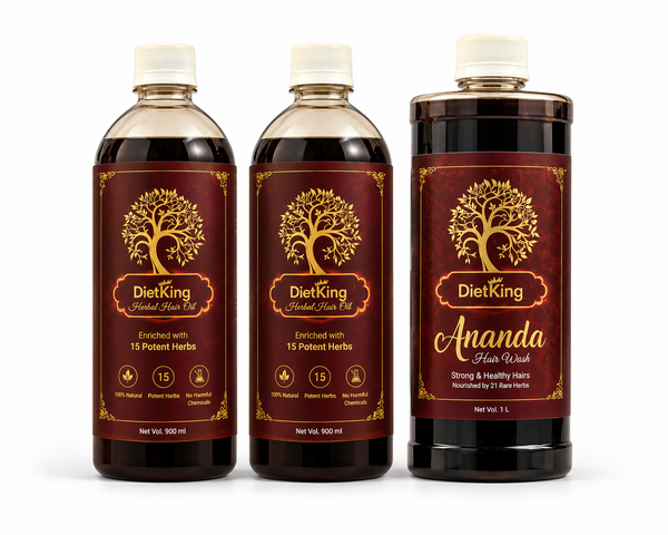 6-Month Combo (900ml *2 Hair Oil + 1L Shampoo)